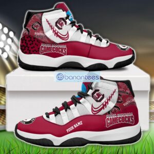 South Carolina Gamecocks Air Jordan 11 Sneakers Custom Name Special Shoes For Fans Product Photo 1