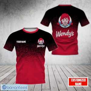 Custom Name Wendy's 3D T-Shirt Unisex For Men And Women Product Photo 1