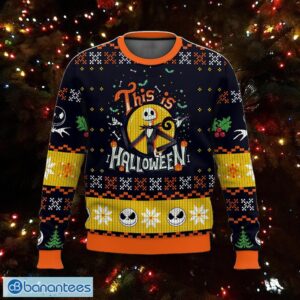 Jack Skellington Ugly Sweater Myrrh Knitted Christmas Sweater AOP Gift Holidays - Jack Skellington Ugly Sweater Photo_1