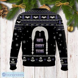 Wednesday Addams Ugly Sweater Celebration Ugly Christmas Sweater Gift For Adult - Wednesday Addams Ugly Sweater Photo_2