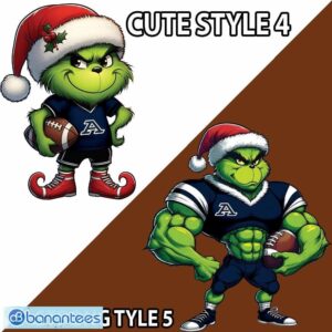 NCAA Akron Zips Player Grinch Ugly Xmas 3D Sweater Gift Holidays - NCAA Akron Zips New Grinch Ugly Christmas Sweater Photo 4
