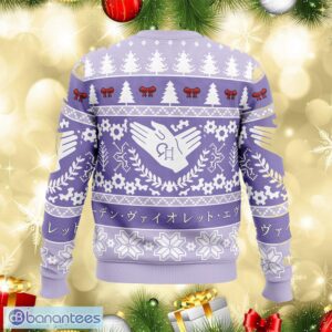 Christmas Soldier Violet Evergarden Overcoat Knitted Christmas Sweater Gift For Adult - Christmas Soldier Violet Evergarden Ugly Christmas Sweater Photo_2