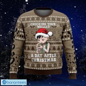 A Day After Christmas Dororo Presents Ugly Xmas Sweater Gift For Men And Women - A Day After Christmas Dororo Ugly Christmas Sweater Photo_1