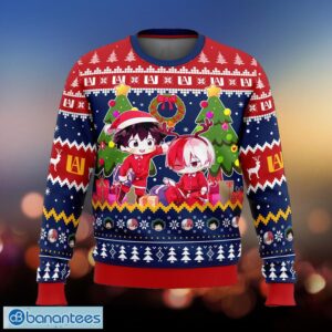 Christmas Midorya Shoto MHA Men Ugly Christmas Sweater Gift For Adult - Christmas Midorya Shoto MHA Ugly Christmas Sweater Photo_1