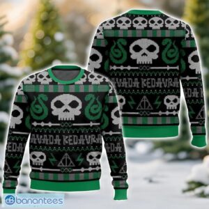 Harry Potter, Avada Kedavra Ugly Christmas Sweater For Men And Women Christmas Holiday Gift - Harry Potter, Avada Kedavra Ugly Sweater-3