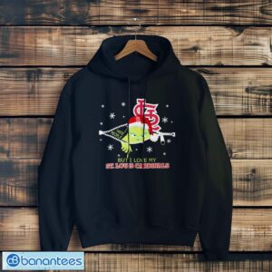 The Grinch I Hate People But I Love St Louis Cardinals Christmas T-Shirt Product Photo 5