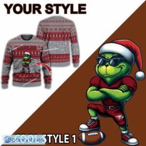 NCAA2 North Carolina Central Eagles Player Grinch Ugly Xmas Sweater AOP Gift Holidays - NCAA2 North Carolina Central Eagles New Grinch Ugly Christmas Sweater Photo 2