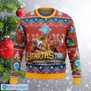 Hearth Stone Alt Design Knitted Christmas Sweater AOP Gift Holidays - Hearth Stone Alt Ugly Christmas Sweater Photo_1