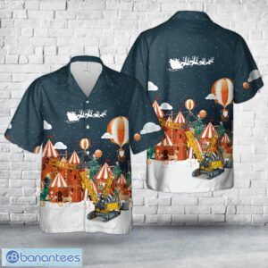 Construction Liebherr Crawler Crane LR 13000 Christmas Hawaiian Shirt Product Photo 1