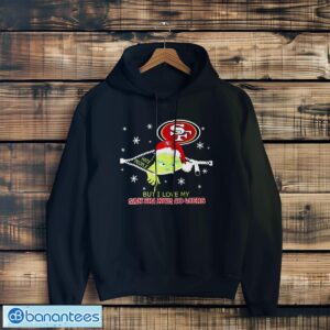 The Grinch I Hate People But I Love San Francisco 49ers Christmas T-shirt Product Photo 4