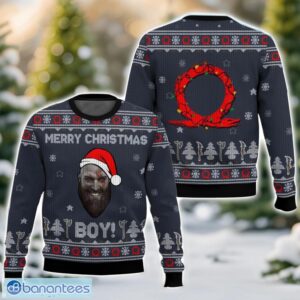 Kratos God of War Christmas Ugly Christmas Sweater 3D All Printed Sweater Christmas Gift Product Photo 1