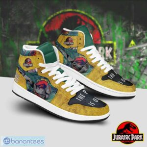 Jurassic Park Air Jordan Hightop Sneakers Shoes AJ1 Gift Ideas Shoes Product Photo 2