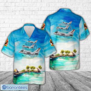 US Navy Lockheed S-3B Viking VS-21 Fighting Redtails, NF700 160156. CVW-5, USS Independence CV-62 - 1994 Aloha Hawaiian Shirt Product Photo 1