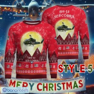 Aircraft Moonight AH-1J SeaCobra AH1J Knitted Sweater Gift For Christmas - AH-1J SeaCobra AH1J Aircraft Moonlight Ugly Christmas Sweater_46