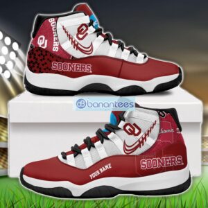 Oklahoma Sooners Air Jordan 11 Sneakers Custom Name Special Shoes For Fans Product Photo 1