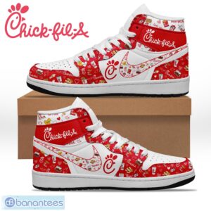 Chick-fil-A Air Jordan Hightop Sneakers Shoes Air JD1 For Men And Women Product Photo 1