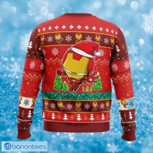 Christmas Iron Man Chibi Marvel Comics Caspar Ugly Christmas Sweater Gift For Adult - Christmas Iron Man Chibi Marvel Comics Ugly Christmas Sweater Photo_2
