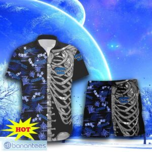 Absolut Vodka Button Skeleton Hawaiian Shirt & Short For Men Women Product Photo 2