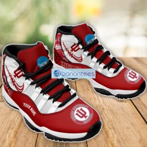 Indiana Hoosiers Air Jordan 11 Sneakers Custom Name Special Shoes For Fans Product Photo 3