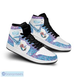 The Little Mermaid Air Jordan Hightop Sneakers Shoes AJ1 Gift Ideas Shoes Product Photo 2