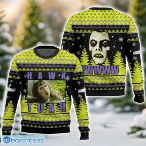 Hawk Tuah The Exorcist Horror Ugly Christmas Sweater 3D All Printed Sweater Christmas Gift Product Photo 1