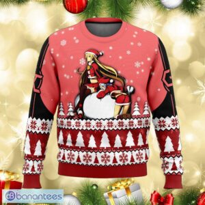 Christmas Girls Guilty Crown Hallelujah Knitted Christmas Sweater AOP Gift Holidays - Christmas Girls Guilty Crown Ugly Christmas Sweater Photo_1
