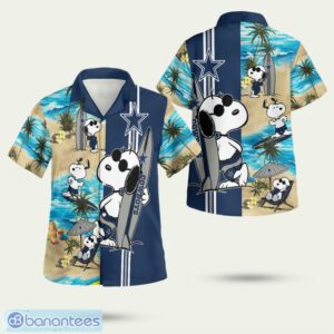 Dallas Cowboys Snoopy Surfing 3D Hawaiian Shirt Summer Style Gift Product Photo 1