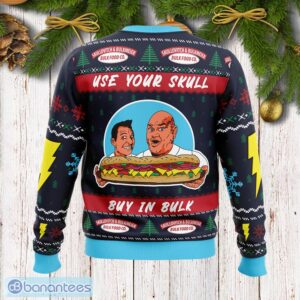 It’s Bulk and Skull Power Rangers Stable Ugly Christmas Sweater Gift For Adult - It’s Bulk and Skull Power Rangers Ugly Christmas Sweater Photo_2
