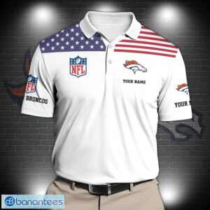 Denver Broncos Sport Polo Shirt Custom Name Sport Gifts Ideas For Father's Days Product Photo 2