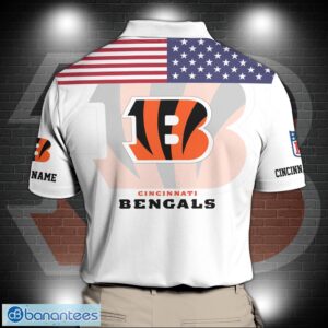 Cincinnati Bengals Sport Polo Shirt Custom Name Sport Gifts Ideas For Father's Days Product Photo 3