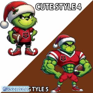 NCAA Arkansas State Red Wolves New Grinch Ugly Christmas Sweater Gift For Men And Women - NCAA Arkansas State Red Wolves New Grinch Ugly Christmas Sweater Photo 4