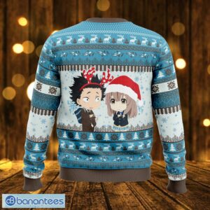 Christmas Couple A Silent Voice Giver Ugly Christmas 3D Sweater Gift For Adult - Christmas Couple A Silent Voice Ugly Christmas Sweater Photo_2