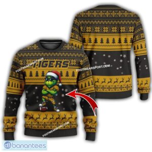 NCAA Missouri Tigers Grinch Style Ugly Christmas 3D Sweater Gift For Adult - NCAA Missouri Tigers New Grinch Ugly Christmas Sweater Photo 1