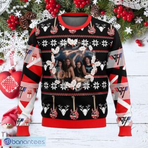 Eddie Van Halen Winterize Ugly Christmas Sweater Gift For Adult - Eddie Van Halen Ugly Christmas Sweater Photo_1
