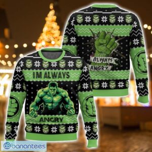 I’m Always Angry Hulk Ugly Christmas Sweater 3D All Printed Sweater Christmas Gift Product Photo 1