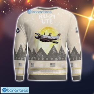 RU-21 UTE RU21 All Printed Aircraft Moonlight Ugly Christmas Sweater Product Photo 3