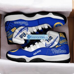 Pittsburgh Panthers Air Jordan 11 Sneakers Custom Name Special Shoes For Fans Product Photo 2