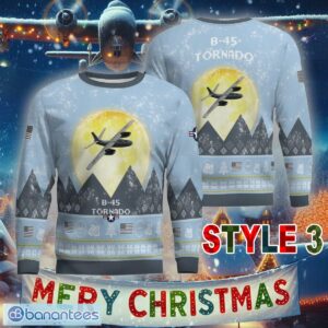 Aircraft Moonight B-45 Tornado B45 Ugly Xmas Sweater AOP Gift Holidays - B-45 Tornado B45 Aircraft Moonlight Ugly Christmas Sweater_31