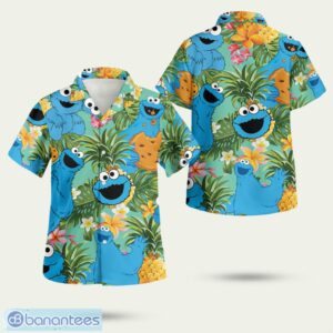 Cookie Monster Muppets 3D Hawaiian Shirt Summer Style Gift Product Photo 1