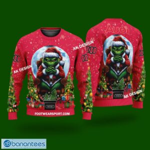 Audi Car Racing King Grinch Christams 3D Hoodie, 3D Shirt, 3D Sweater Gift For Men And Women - Audi Car Racing King Grinch Christams 3D Sweater Photo 3
