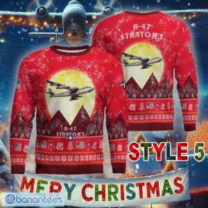 Aircraft Moonight B-47 Stratojet B47 Knitted Christmas 3D Sweater Gift For Adult - B-47 Stratojet B47 Aircraft Moonlight Ugly Christmas Sweater_46