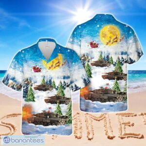 Norwegian Army Leopard 2A4NO Christmas Hawaiian Shirt Product Photo 1