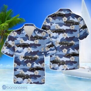Black Ghost 1970 Dodge Challenger RT SE 3D Hawaiian Shirt Beach Team Gift Product Photo 1