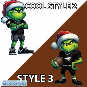 CFL Calgary Stampeders Grinch Football Ugly Sweater Gift For Christmas - CFL Calgary Stampeders New Grinch Ugly Christmas Sweater Photo 3