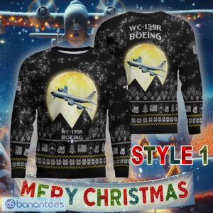 Aircraft Moonight Boeing WC-135R WC135R Ugly Christmas Sweater Gift For Men And Women - Boeing WC-135R WC135R Aircraft Moonlight Ugly Christmas Sweater_6