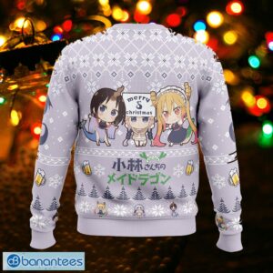 It’s The Most Wonderful Time For A Beer Miss Kobayashi’s Dragon Maid Donkey Ugly Christmas Sweater Gift For Men And Women - It’s The Most Wonderful Time For A Beer Miss Kobayashi’s Dragon Maid Ugly Christmas Sweater Photo_2