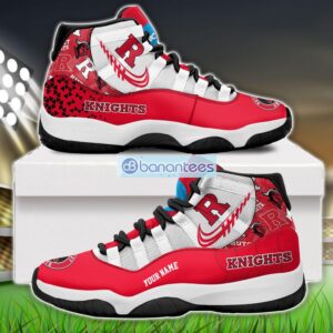 Rutgers Scarlet Knights Air Jordan 11 Sneakers Custom Name Special Shoes For Fans Product Photo 1
