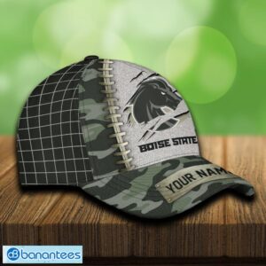 Boise State Broncos 3D Hat And Cap Beach Design Camo Green For Fans Gift Custom Name - Boise State Broncos 3D Hat And Cap Camo_4