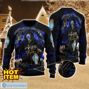 Bombay Sapphire Death Halloween All Over Print Sweater Halloween Gift For men And Women Product Photo 1