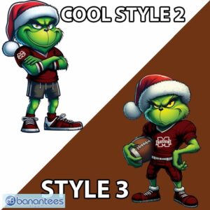 NCAA Mississippi State Bulldogs Player Grinch Knitted Xmas Sweater AOP Gift Holidays - NCAA Mississippi State Bulldogs New Grinch Ugly Christmas Sweater Photo 3